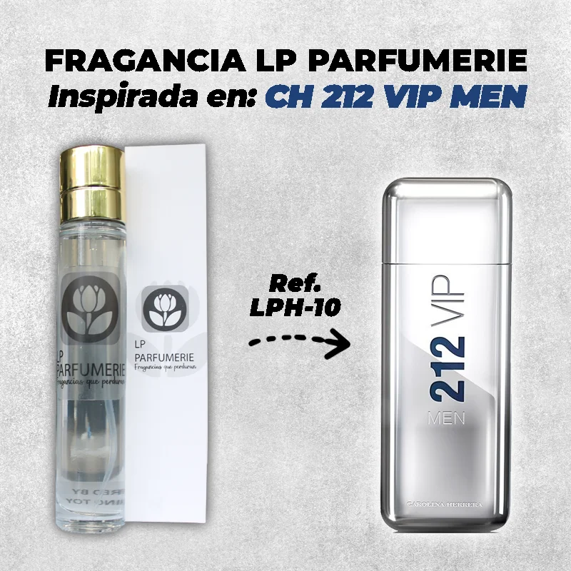 Fragancia LP PARFUMERIE Inspirada en 212 VIP MEN Carolina Herrera