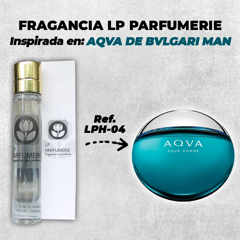 Fragancia LP PARFUMERIE Inspirada en AQVA DE BVLGARI MEN