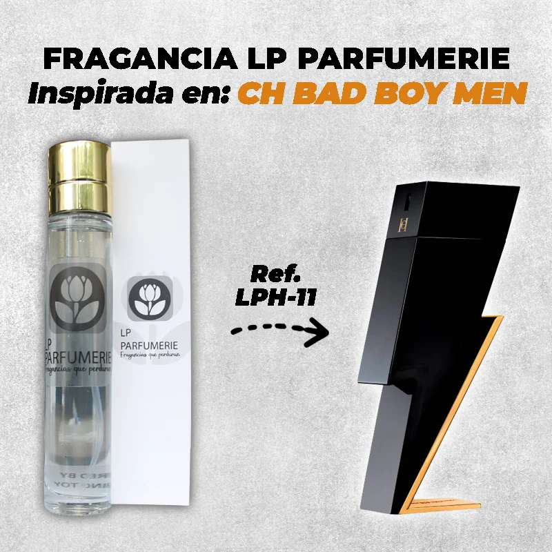 Fragancia LP PARFUMERIE Inspirada en Bad Boy Men Carolina Herrera