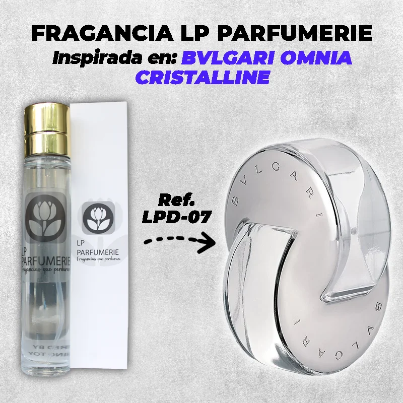 Fragancia LP PARFUMERIE Inspirada en BVLGARI Omnia Cristalline