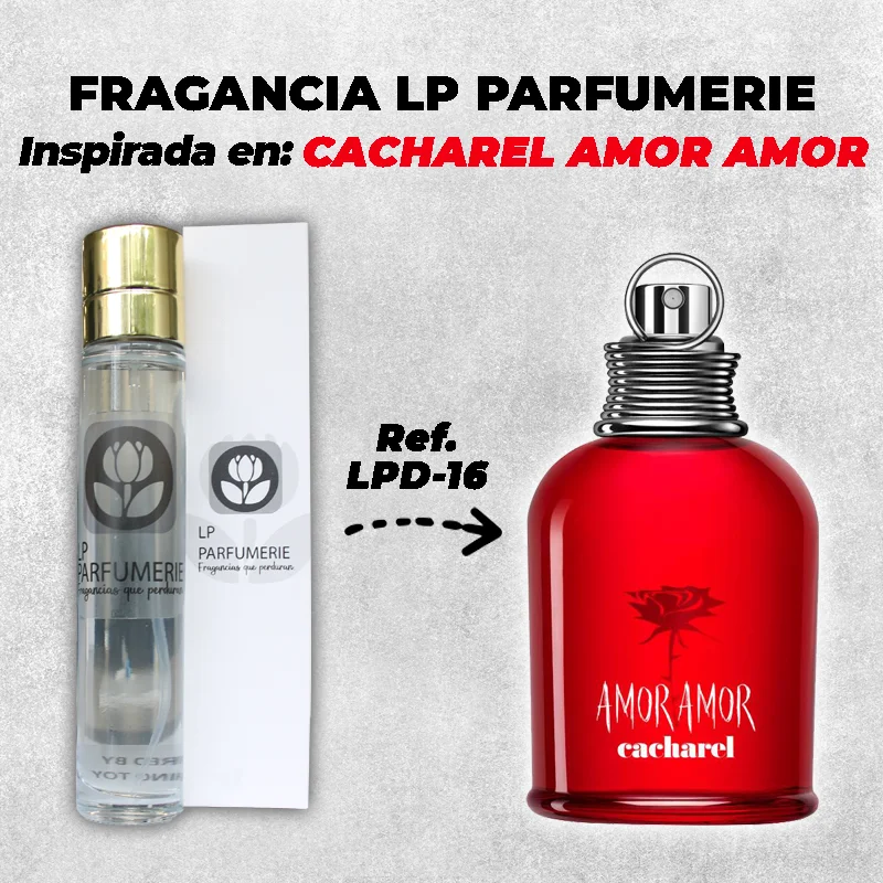 Fragancia LP PARFUMERIE Inspirada en Amor Amor Cacharel