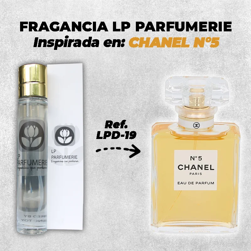 Fragancia LP PARFUMERIE Inspirada en CHANEL N°5