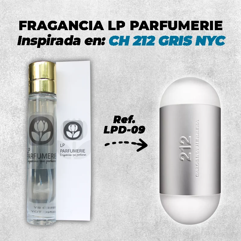 Fragancia LP PARFUMERIE Inspirada en 212 NYC Carolina Herrera