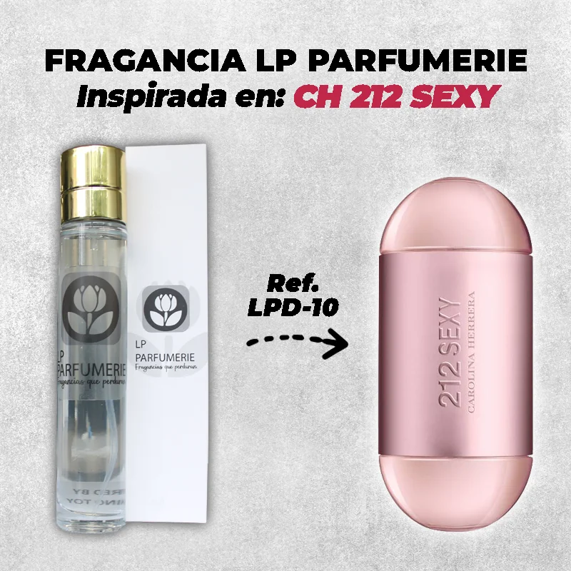 Fragancia LP PARFUMERIE Inspirada en CH 212 Sexy