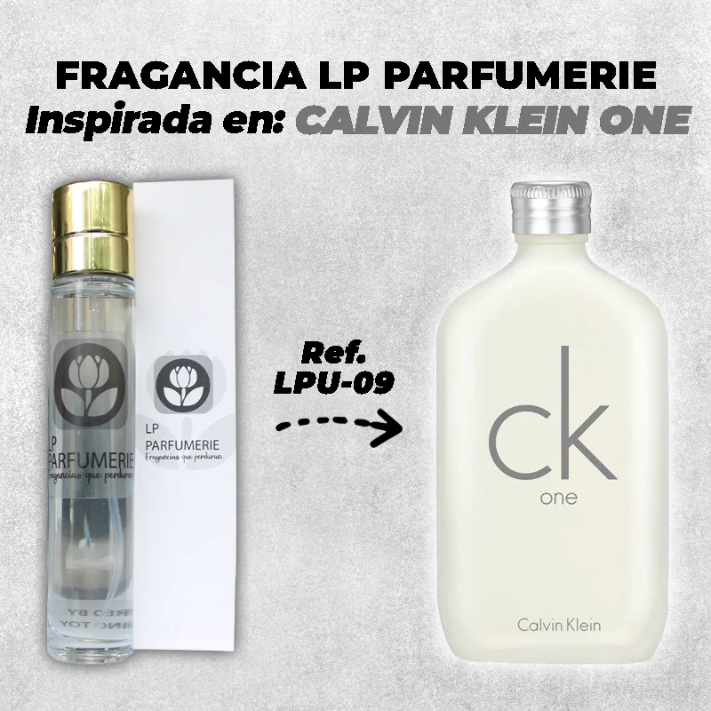 Fragancia LP PARFUMERIE Inspirada en Calvin Klein One
