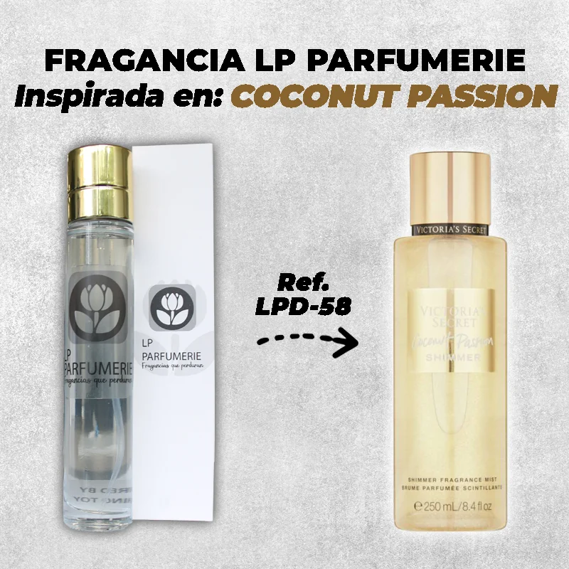 Fragancia LP PARFUMERIE Inspirada en Coconut Passion Victoria Secret