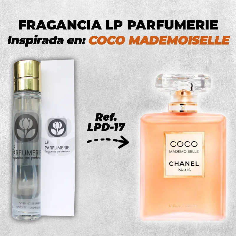Fragancia LP PARFUMERIE Inspirada en Coco Mademoiselle Chanel