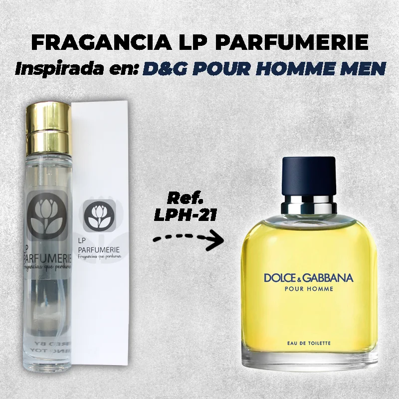 Fragancia LP PARFUMERIE Inspirada en Pour Homme Men Dolce & Gabbana