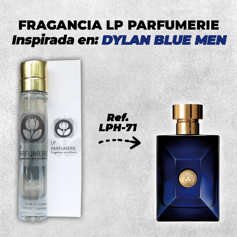 Fragancia LP PARFUMERIE Inspirada en Versace DYLAN BLUE MEN