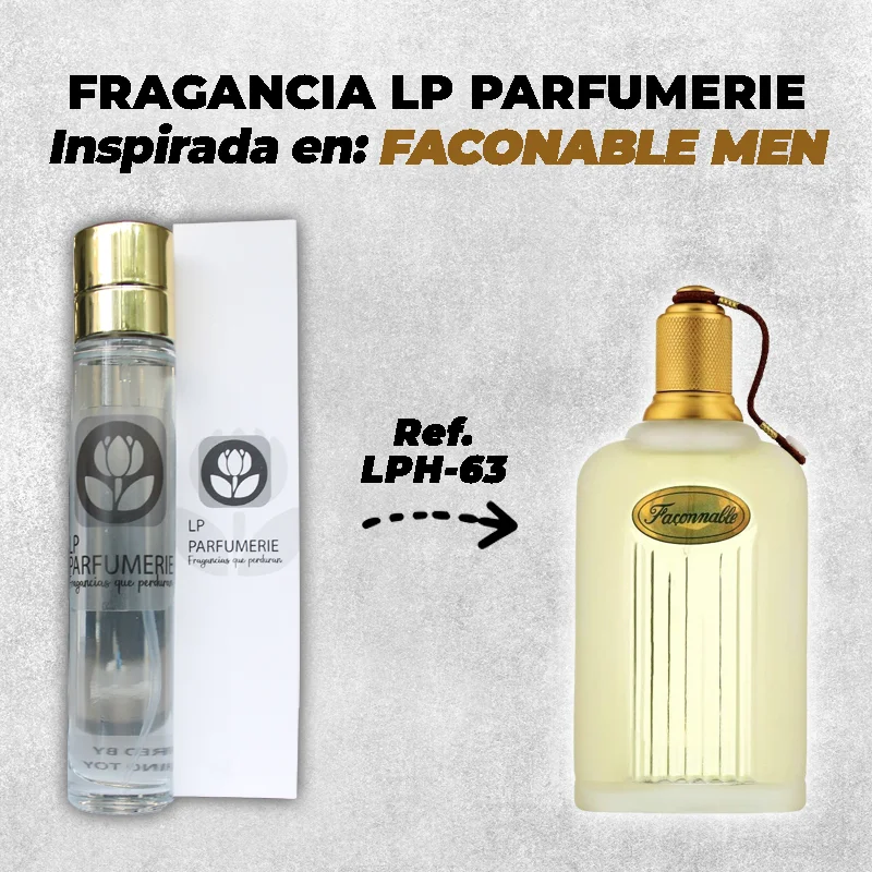 Fragancia LP PARFUMERIE Inspirada en Faconable Men