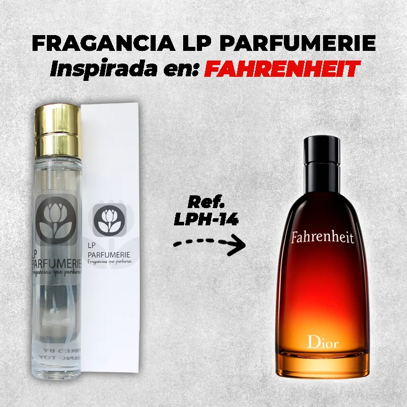 Fragancia LP PARFUMERIE Inspirada en FAHRENHEIT Christian Dior