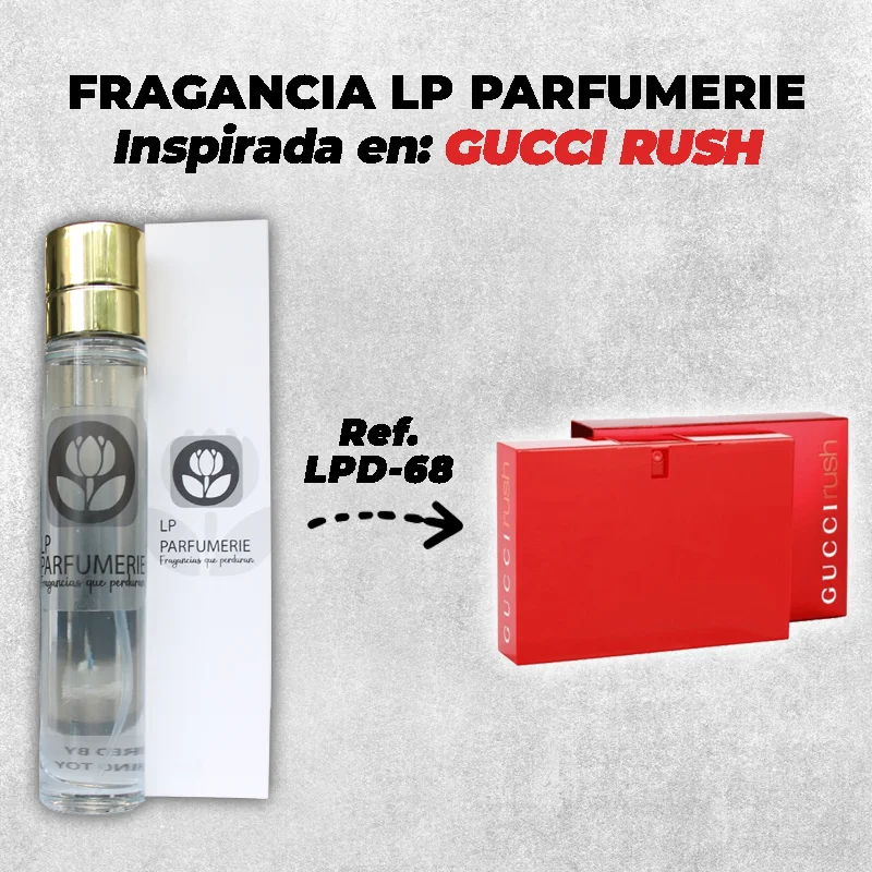 Fragancia LP PARFUMERIE Inspirada en Gucci Rush