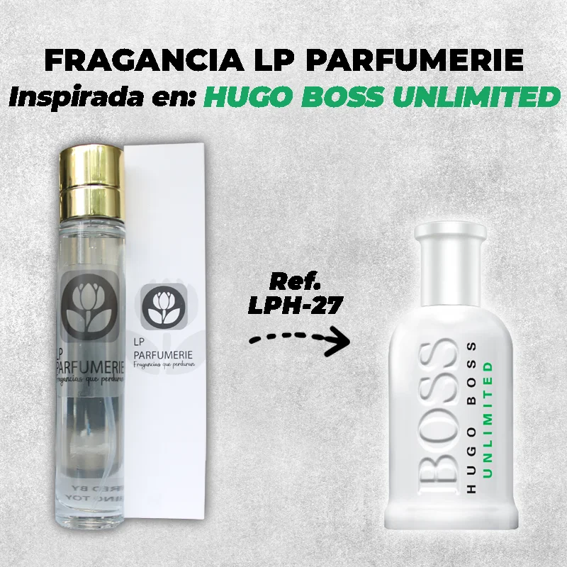 Fragancia LP PARFUMERIE Inspirada en Hugo Boss Unlimited Men