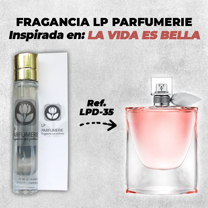 Fragancia LP PARFUMERIE Inspirada en La Vida Es Bella Lancome