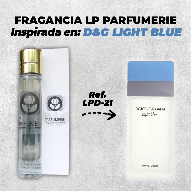 Fragancia LP PARFUMERIE Inspirada en Light Blue Dolce & Gabbana