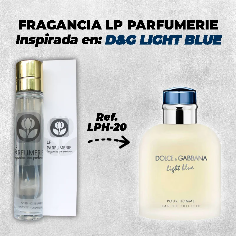 Fragancia LP PARFUMERIE Inspirada en Light Blue Men Dolce & Gabbana