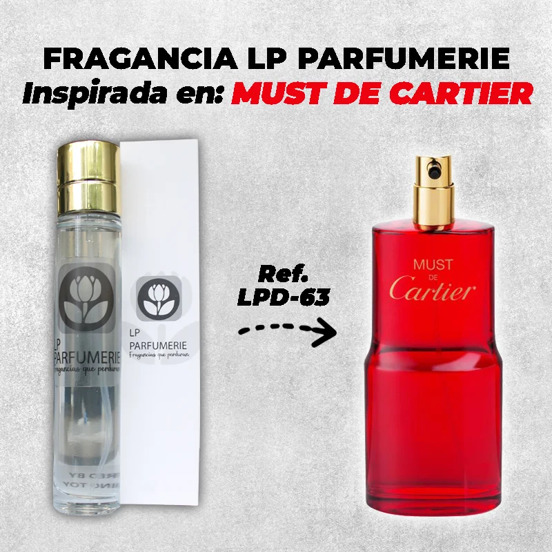Fragancia LP PARFUMERIE Inspirada en Must de Cartier