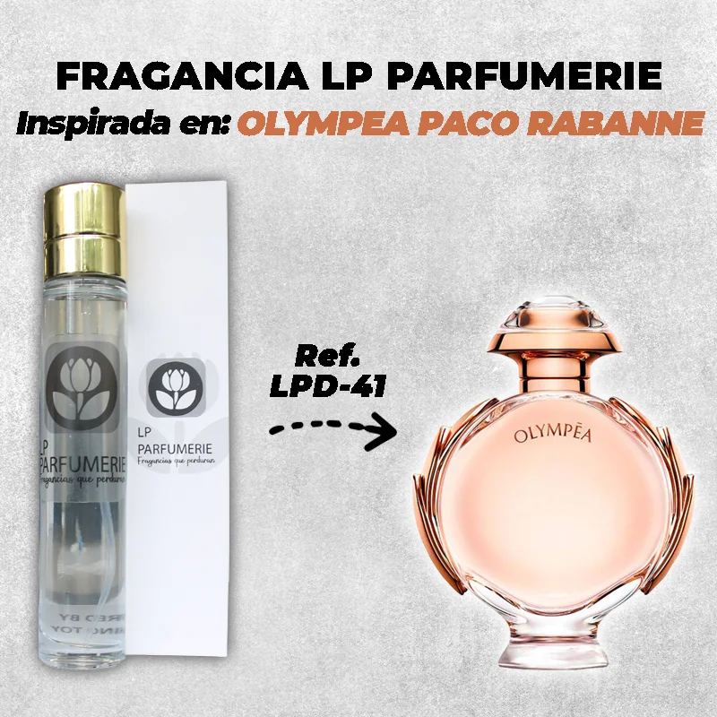 Fragancia LP PARFUMERIE Inspirada en Olympea Paco Rabanne