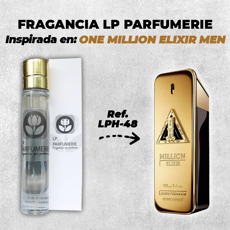 Fragancia LP PARFUMERIE Inspirada en One Million Elixer Men Paco Rabanne