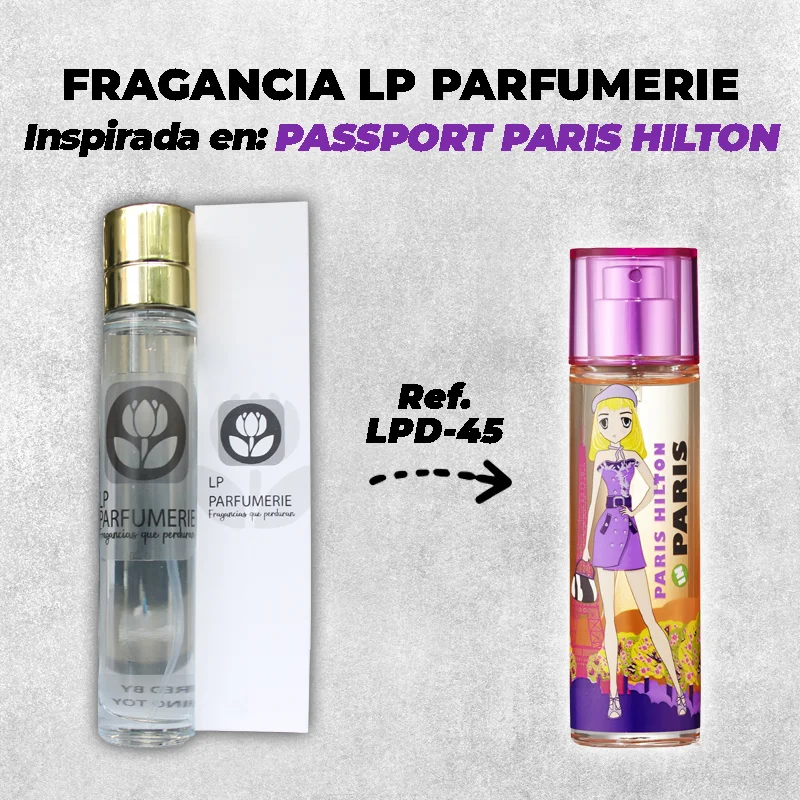 Fragancia LP PARFUMERIE Inspirada en Passport Paris Hilton