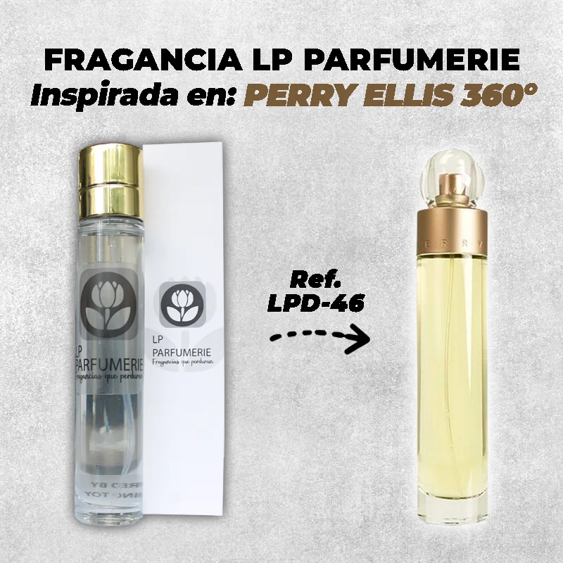 Fragancia LP PARFUMERIE Inspirada en 360° Woman Perry Ellis