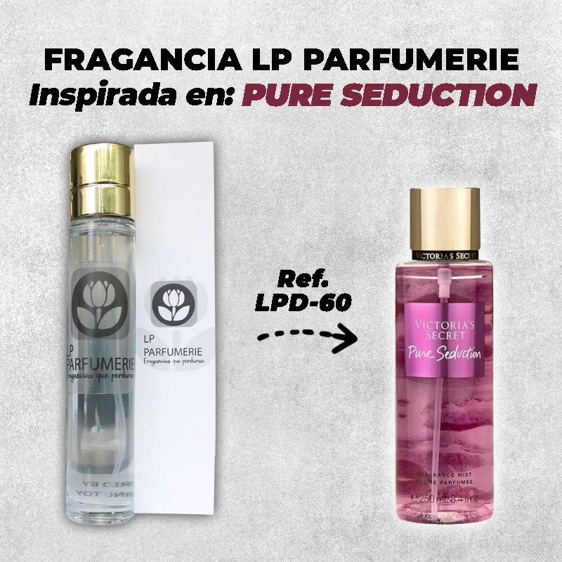 Fragancia LP PARFUMERIE Inspirada en Pure Seduction Victoria Secret