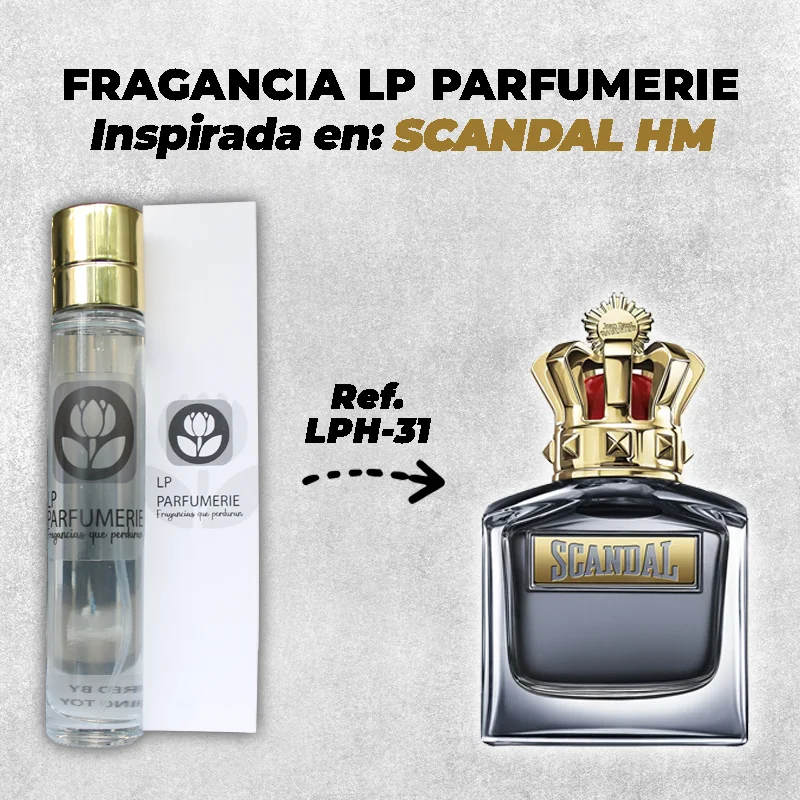 Fragancia LP PARFUMERIE Inspirada en SCANDAL HM Jean Paul Gaultier
