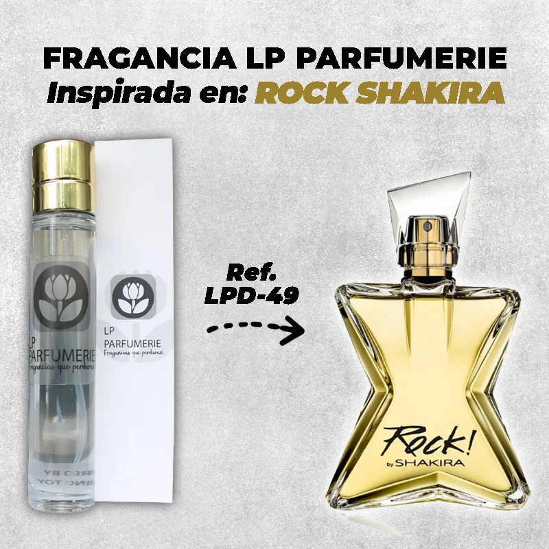 Fragancia LP PARFUMERIE Inspirada en Shakira Rock