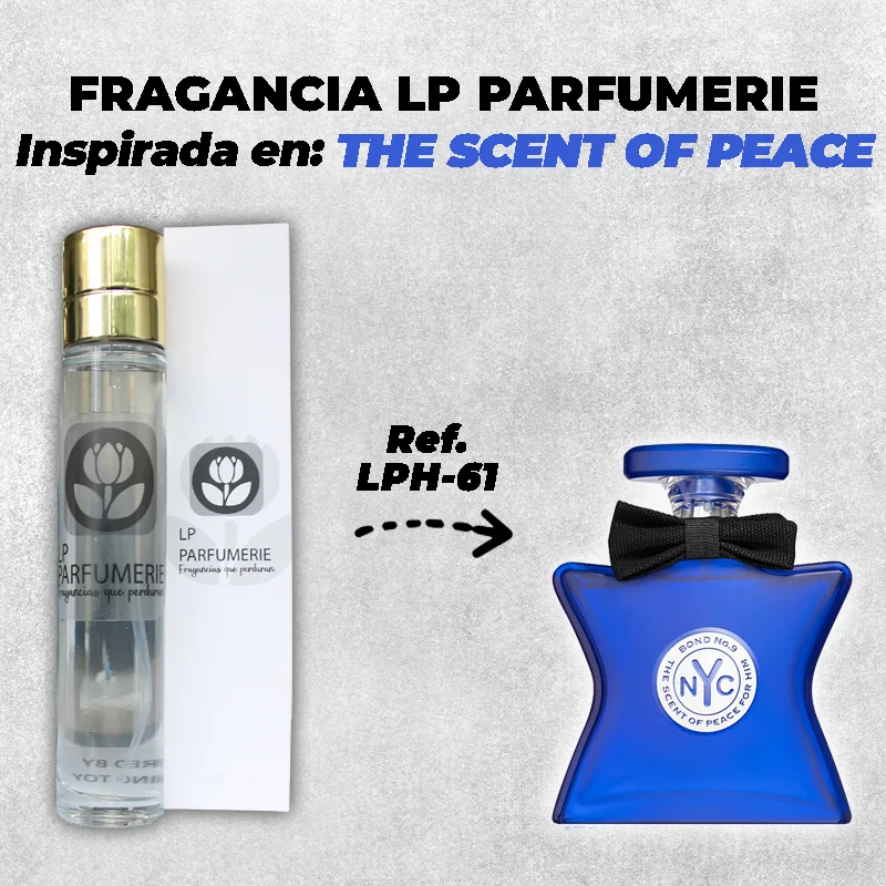 Fragancia LP PARFUMERIE Inspirada en Bond N°9 The Scent Of Peace Men