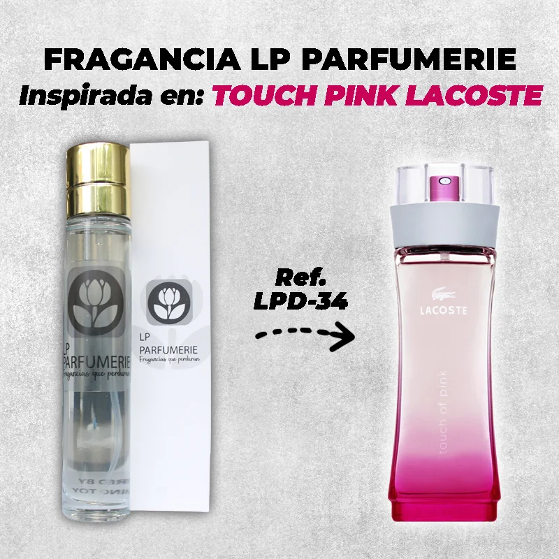 Fragancia LP PARFUMERIE Inspirada en Touch Pink Lacoste