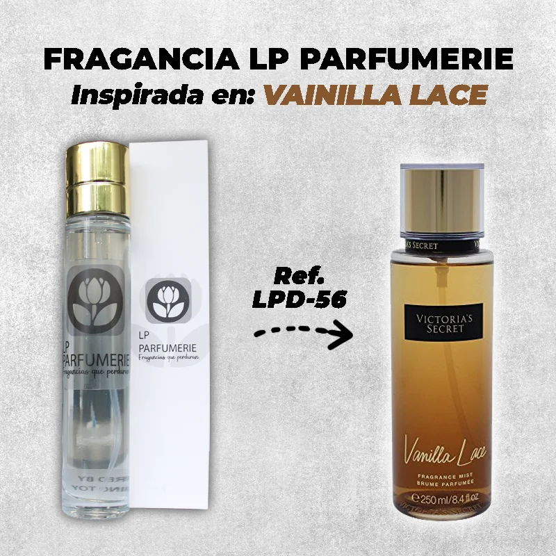 Fragancia LP PARFUMERIE Inspirada en Vainilla Lace Victoria Secret