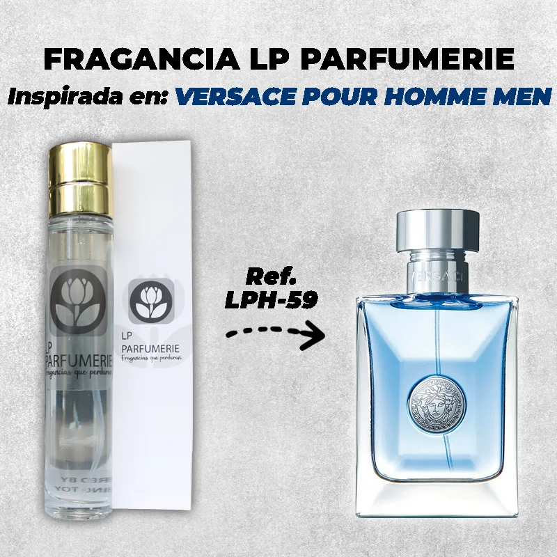 Fragancia LP PARFUMERIE Inspirada en Versace Pour Homme Men