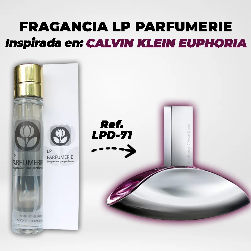 Fragancia LP PARFUMERIE Inspirada en CALVIN KLEIN EUPHORIA