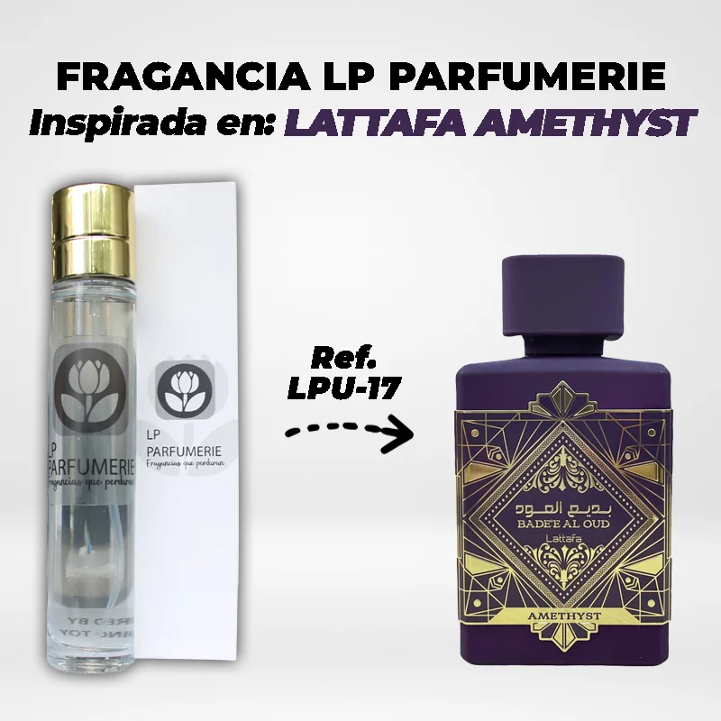 Fragancia LP PARFUMERIE Inspirada en LATTAFA AMETHYSTE
