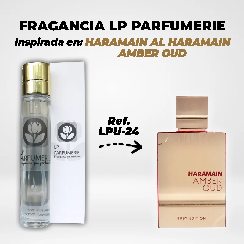 Fragancia LP PARFUMERIE Inspirada en AL HARAMAIN AMBER ROUGE