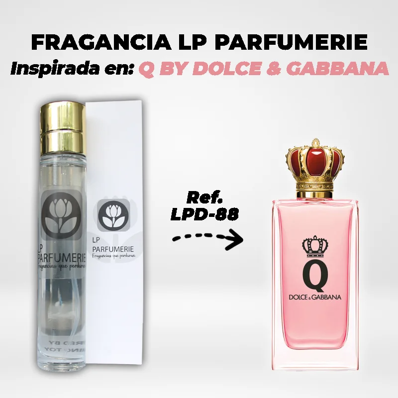 Fragancia LP PARFUMERIE Inspirada en Q BY DOLCE & GABBANA