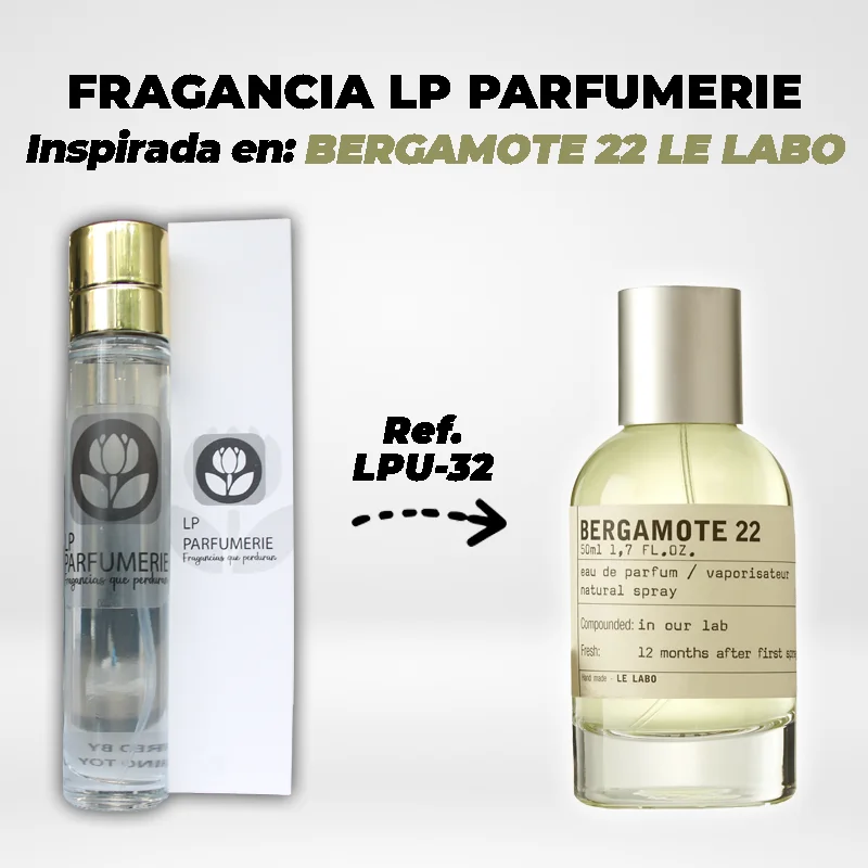Fragancia LP PARFUMERIE Inspirada en BERGAMOTE 22 LE LABO