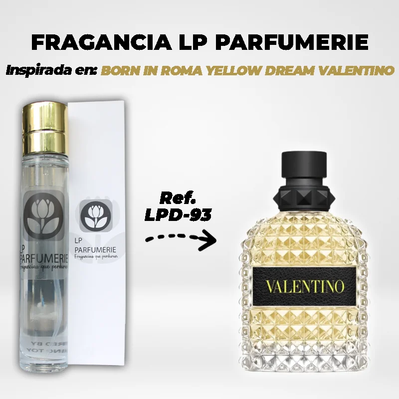 Fragancia LP PARFUMERIE Inspirada en BORN IN ROMA YELLOW DREAM VALENTINO