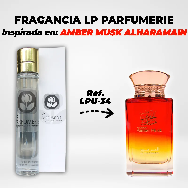 Fragancia LP PARFUMERIE Inspirada en AMBER MUSK AL HARAMAIN