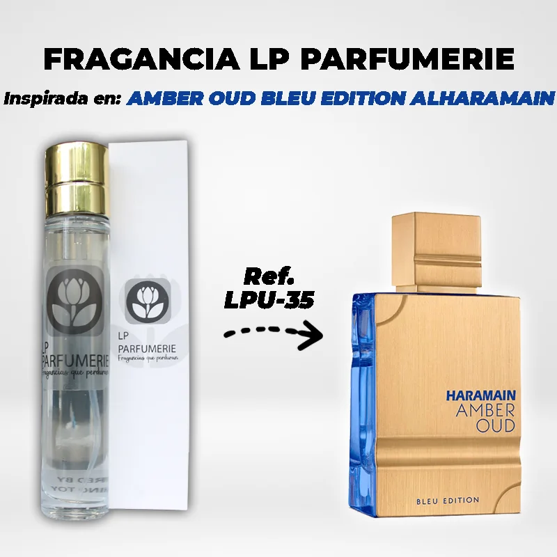 Fragancia LP PARFUMERIE Inspirada en AMBER OUD BLEU EDITION AL HARAMAIN