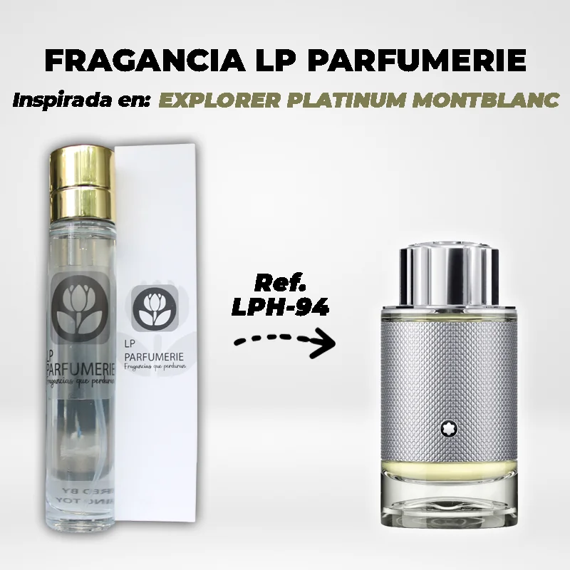 Fragancia LP PARFUMERIE Inspirada en EXPLORER PLATINUM MONTBLANC