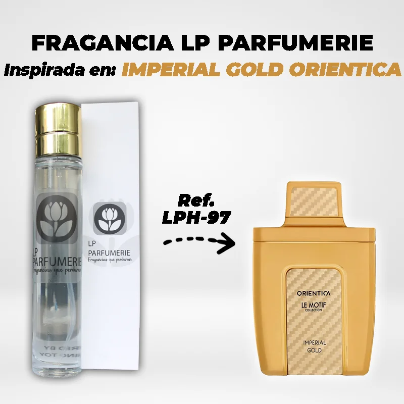 Fragancia LP PARFUMERIE Inspirada en IMPERIAL GOLD ORIENTICA