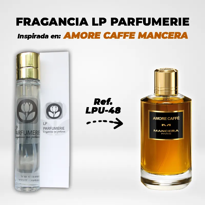 Fragancia LP PARFUMERIE Inspirada en AMORE CAFFE MANCERA