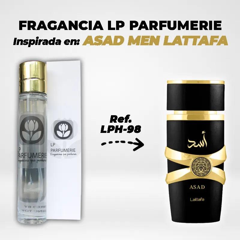 Fragancia LP PARFUMERIE Inspirada en ASAD MEN LATTAFA