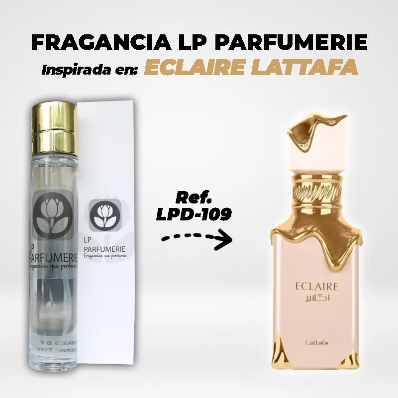 Fragancia LP PARFUMERIE Inspirada en ECLAIRE LATTAFA