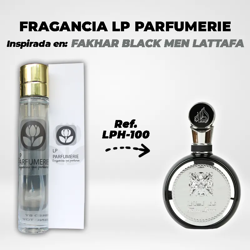 Fragancia LP PARFUMERIE Inspirada en FAKHAR BLACK MEN LATTAFA