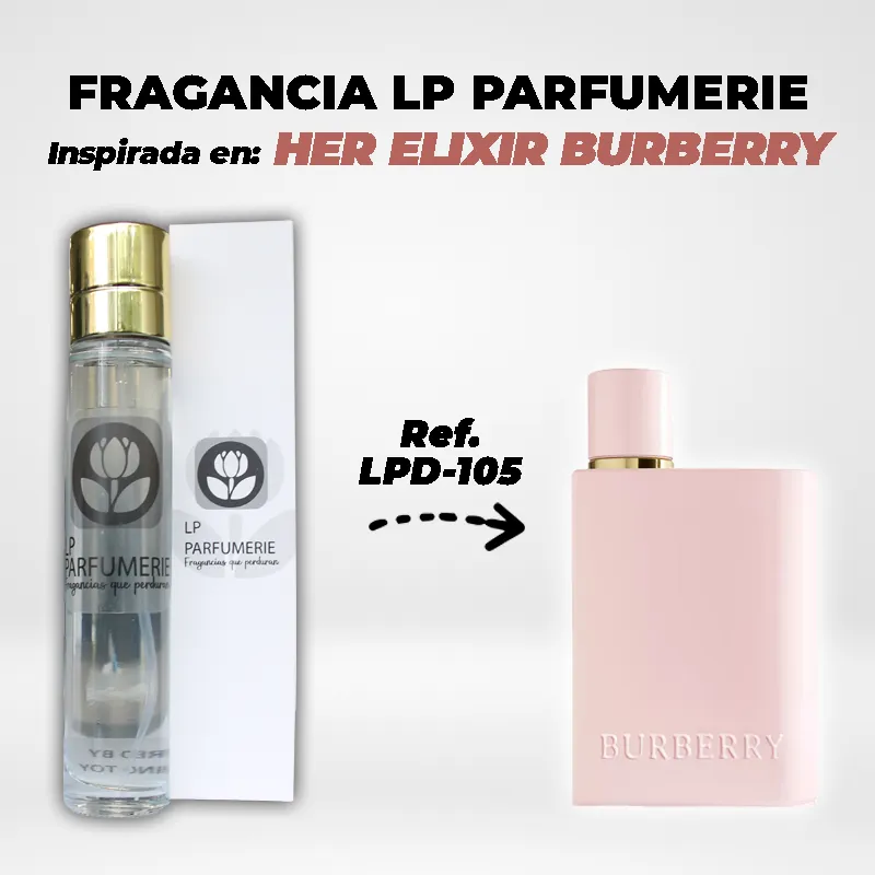 Fragancia LP PARFUMERIE Inspirada en HER ELIXIR BURBERRY