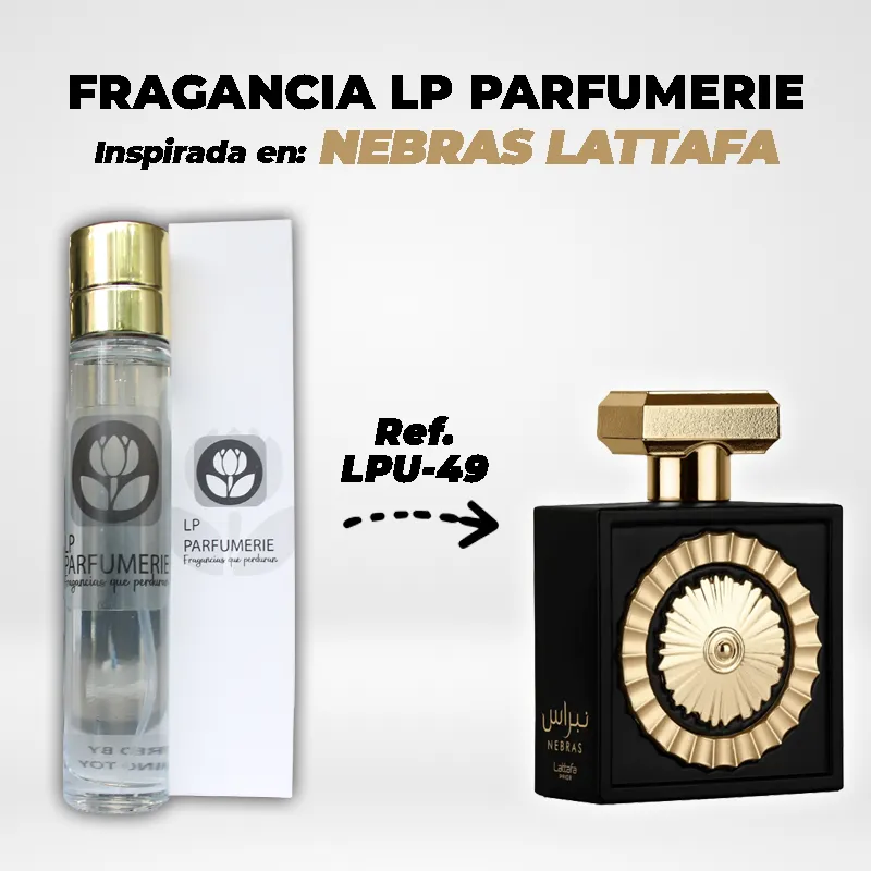 Fragancia LP PARFUMERIE Inspirada en NEBRAS LATTAFA