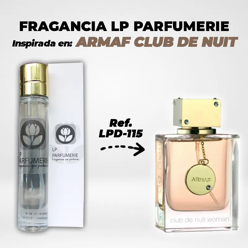 Fragancia LP PARFUMERIE Inspirada en ARMAF CLUB DE NUIT