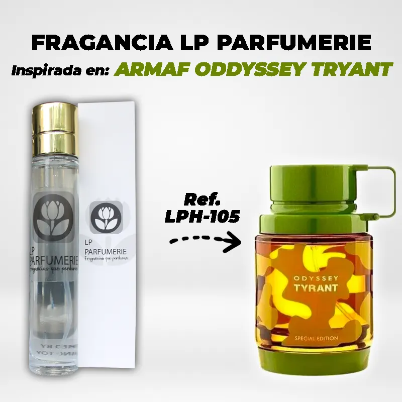 Fragancia LP PARFUMERIE Inspirada en ARMAF ODYSSEY TRYANT MEN